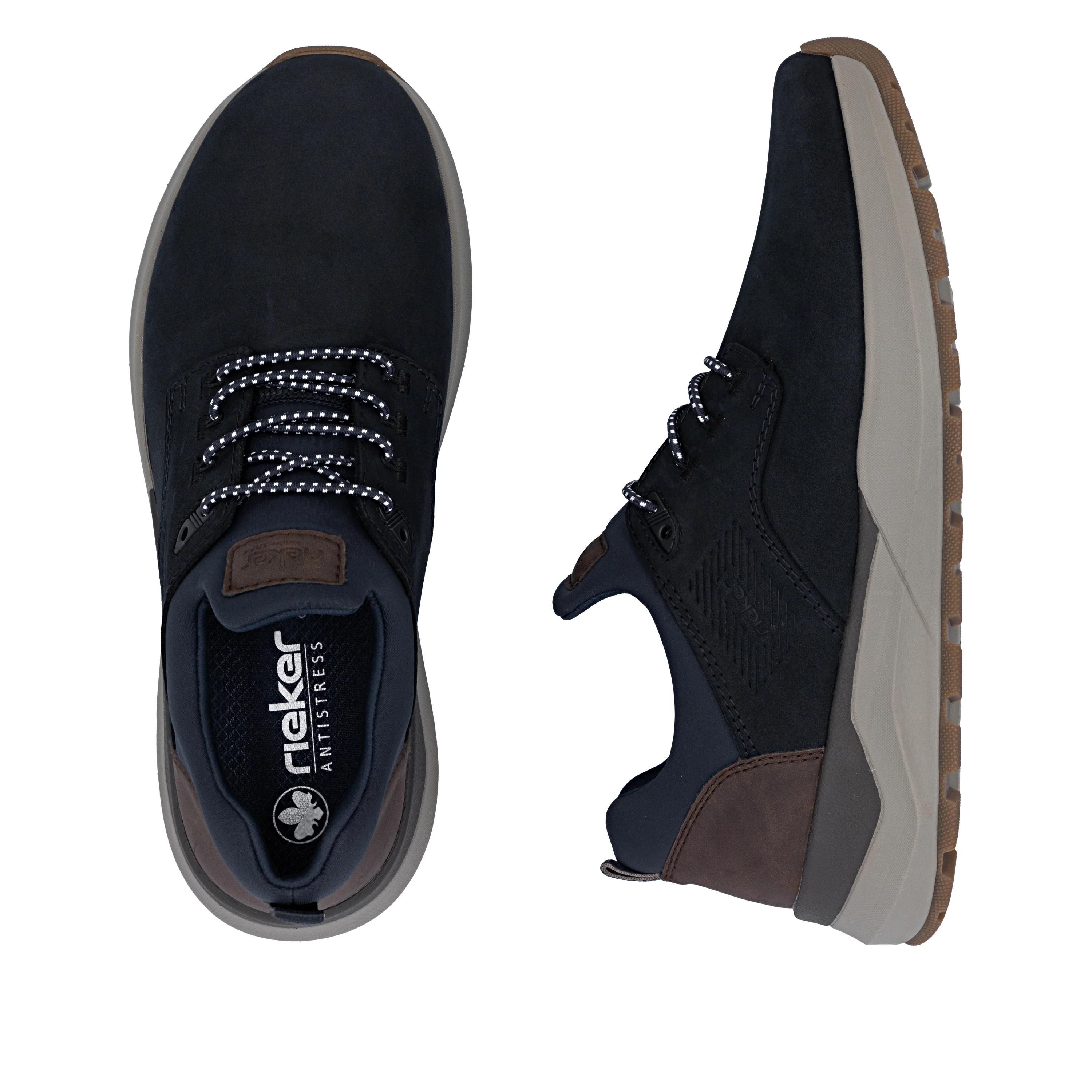 Rieker Men's Shoes - Blue | 06050-14 - Image 9