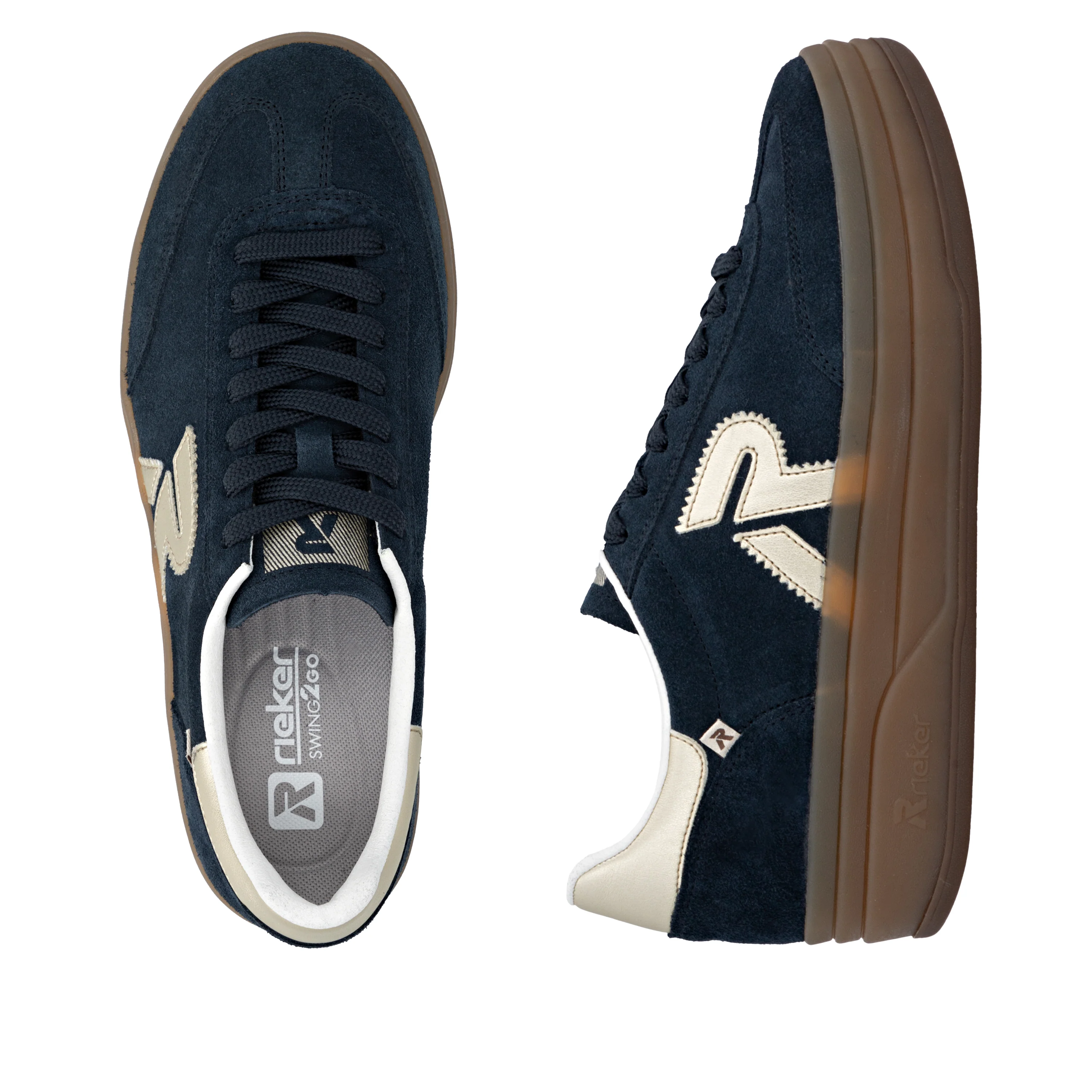 Rieker Sport Woman's Shoes - Blue | W3700-14 - Image 9