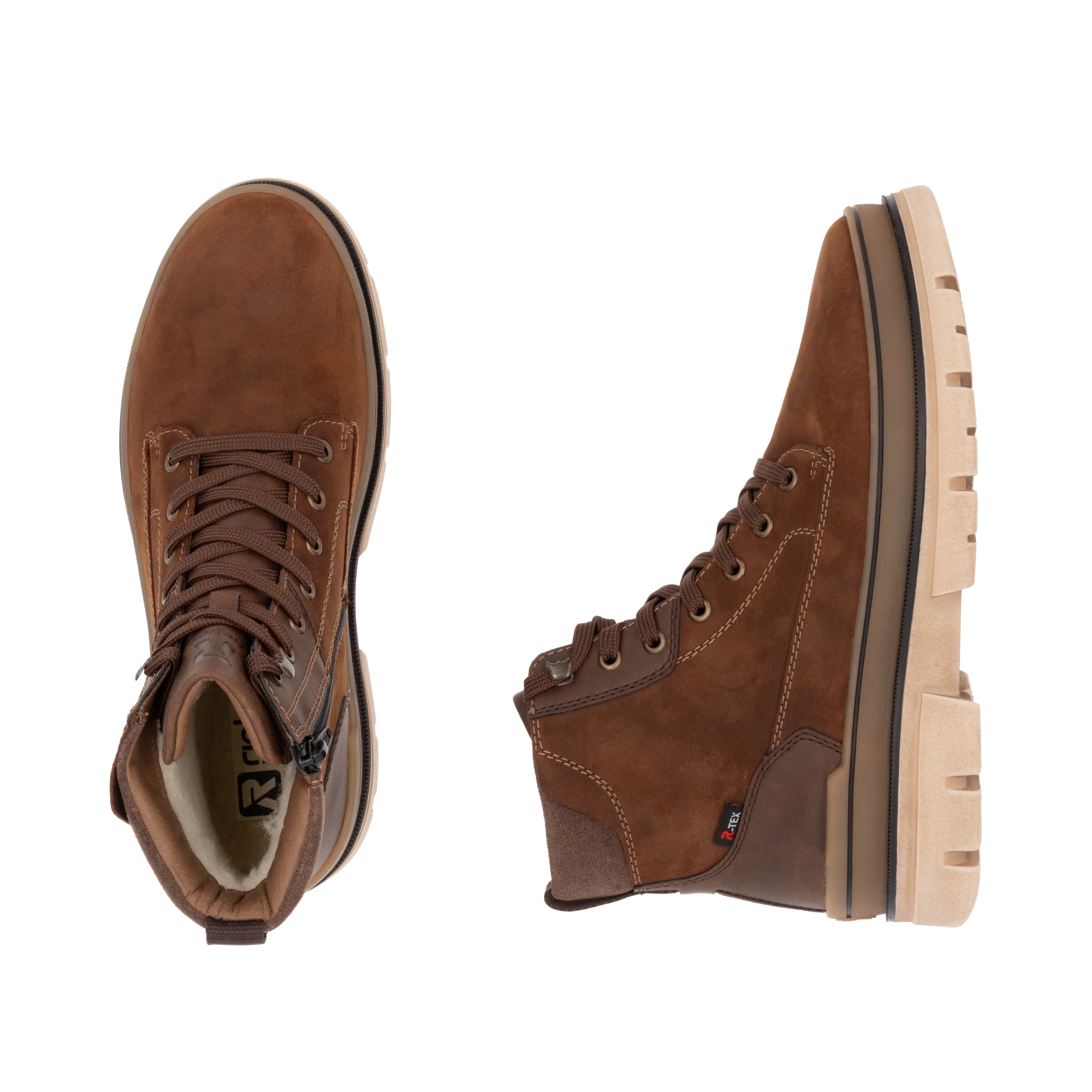 Rieker Sport Men's Boots - Brown | U1273-22 - Image 9