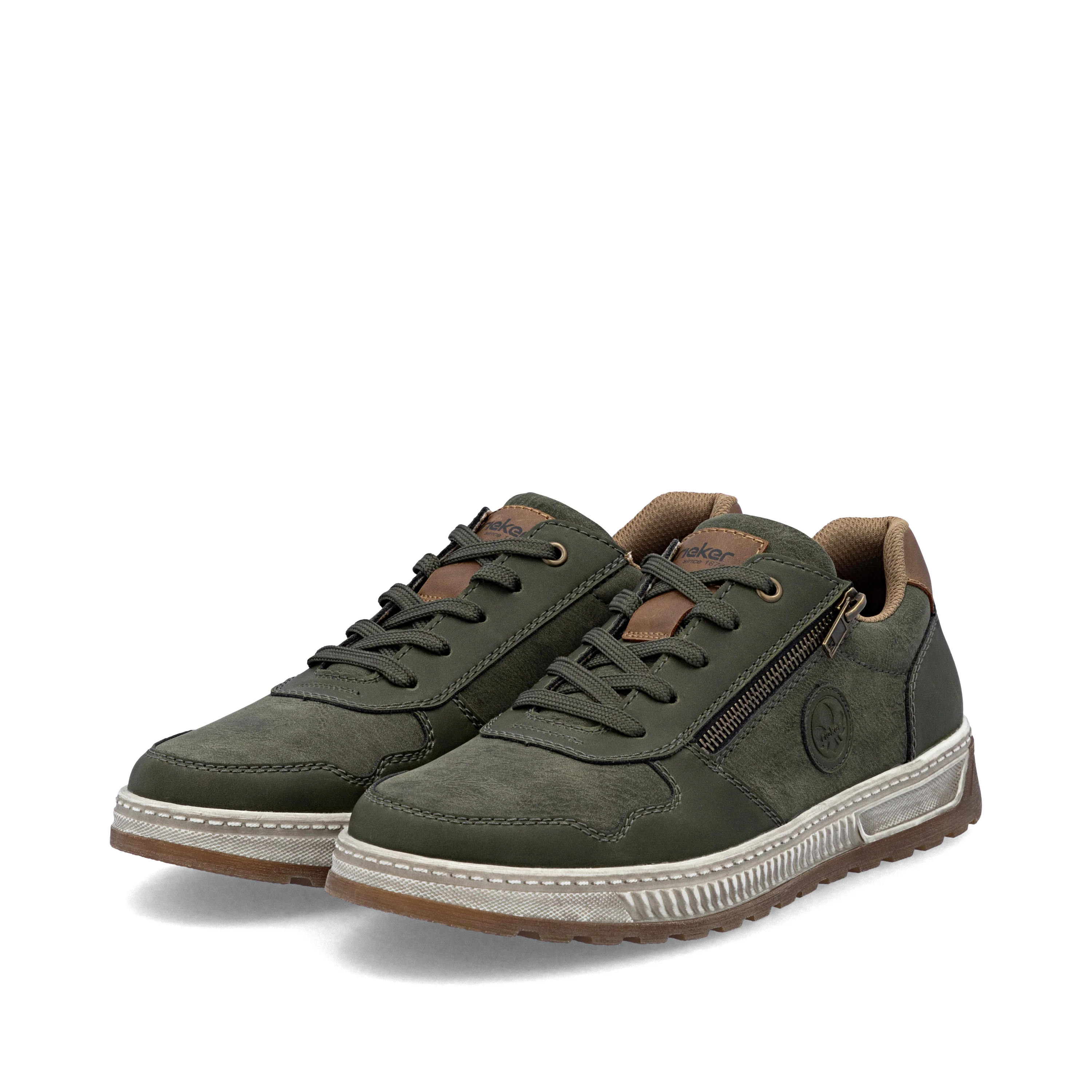 Rieker Men's Shoes - Green | 37029-52 - Image 8