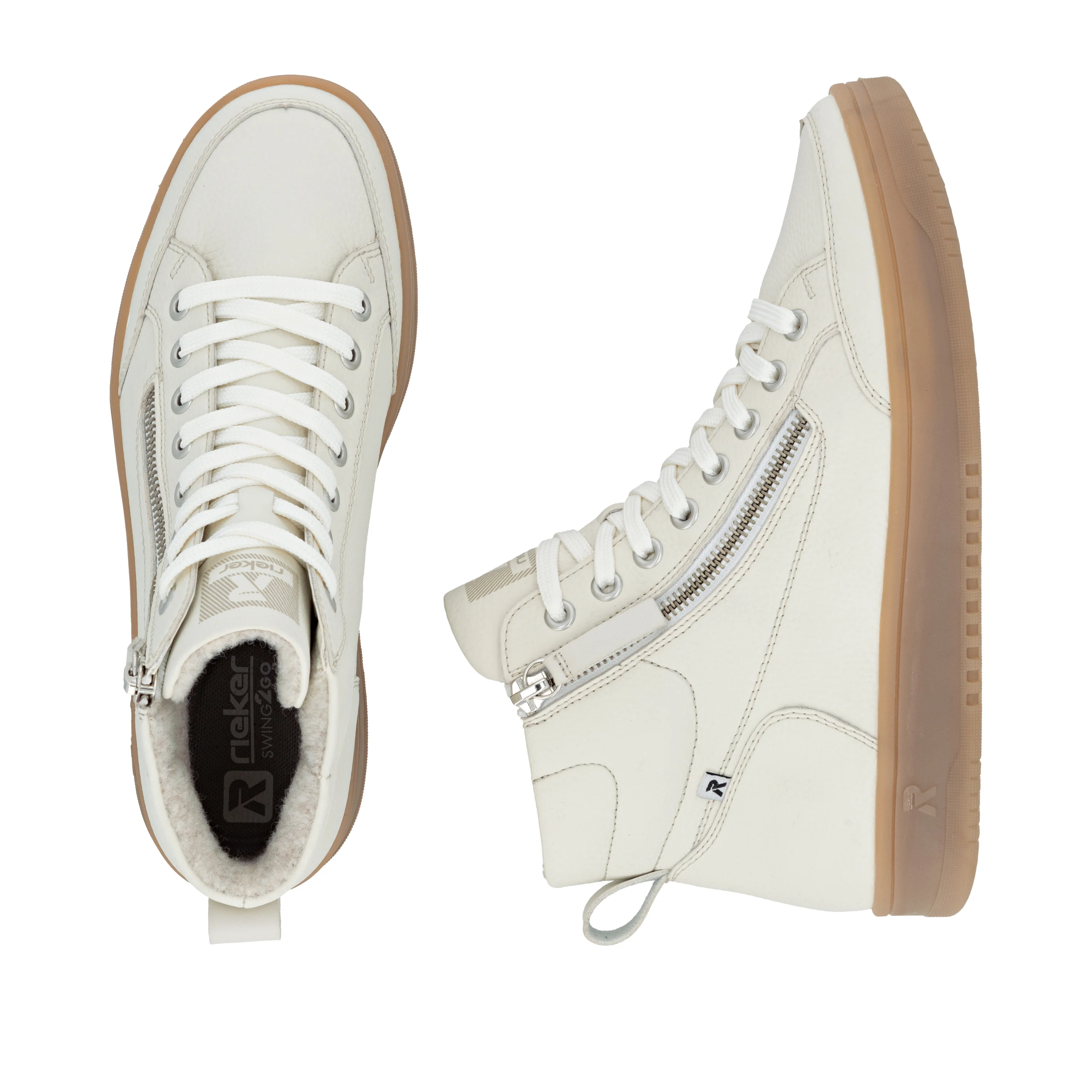 Rieker Sport Woman's Boots - White | W1971-80 - Image 9